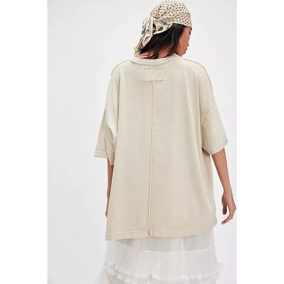 Free People We The Free Farm Friends Tee Top Oversized Cotton Graphic M 284003 - Picture 3 of 8